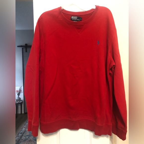 Polo Ralph Lauren. Large men’s cotton-blend fleece sweatshirt. Great condition - Picture 4 of 6